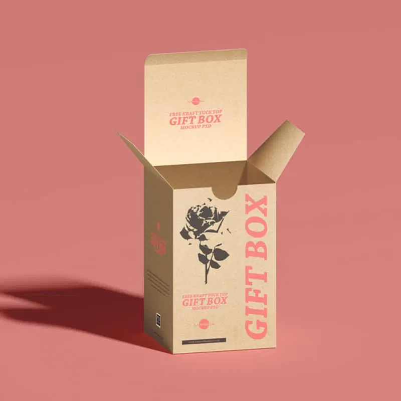 Kraft Tuck Top Boxes