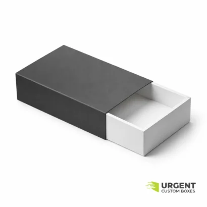 Custom double wall tray with sleeve on white background