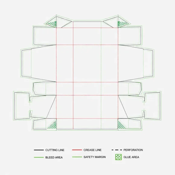 Custom 6 Corner Collapsible Hinged Lid Box at Wholesale Rate with Free Ship