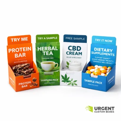 Custom Side Lock Tuck Top Display Box