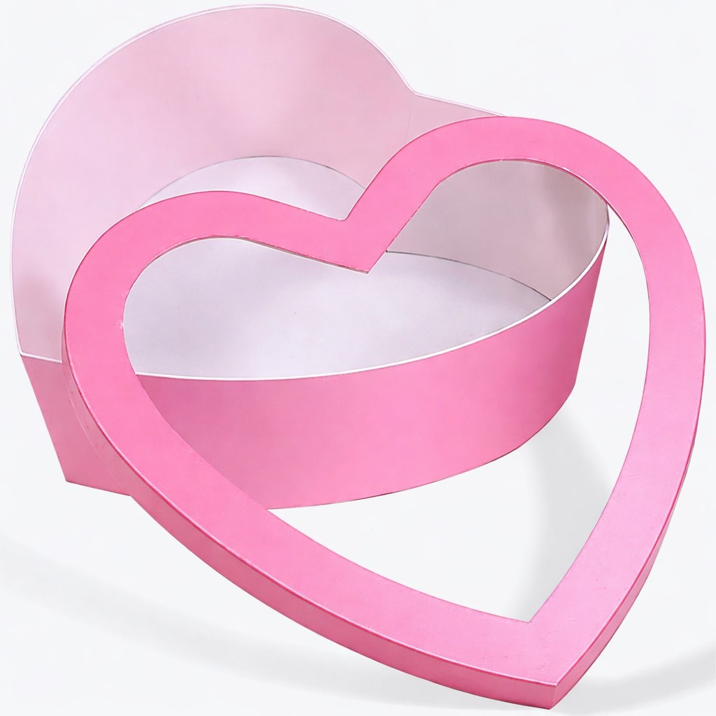 Pink Heart Shaped Valentine Gift Boxes