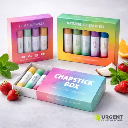 Custom Chapstick Box Packaging