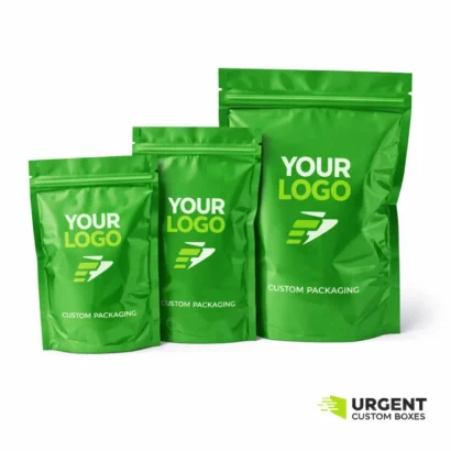 Custom Green Mylar Bags for Standout Branding