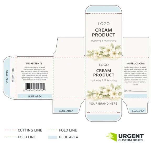 Custom Cream Boxes for Premium Cream Jar & Tube Packaging | UCB