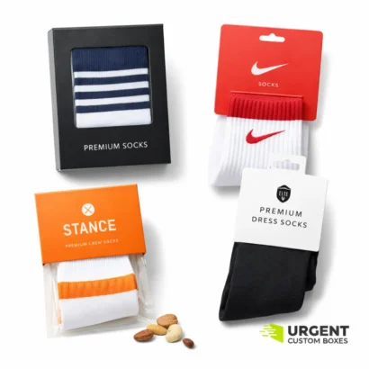 Premium Custom Sock Packaging for Global Apparel Brands