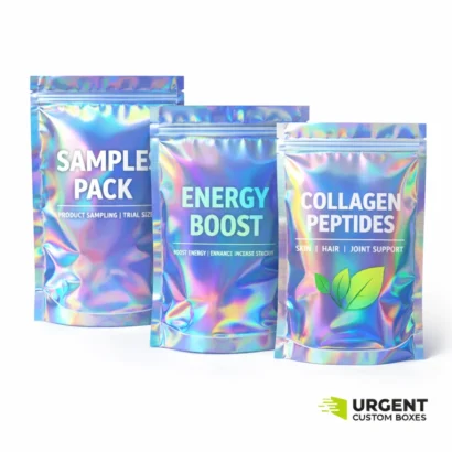 Custom Holographic Mylar Bags for Shiny, Stand-Out Packaging