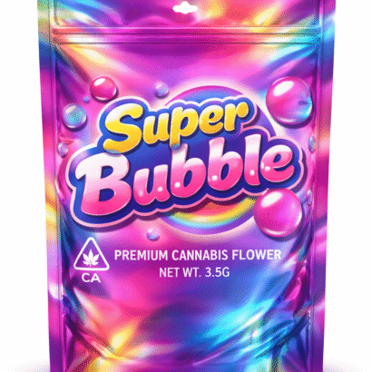 Luxury Super Bubble 3.5g Mylar packaging bags