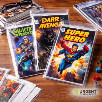 Mylar comic book bags for collectors and publishers