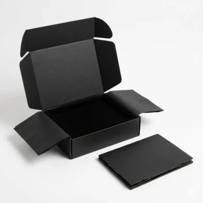 Custom Black Mailer Boxes