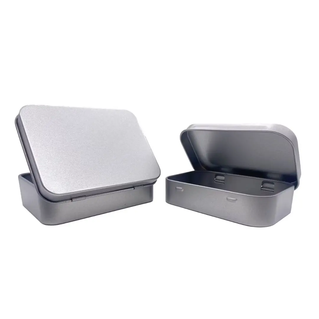 Hinged Lid Tin Boxes