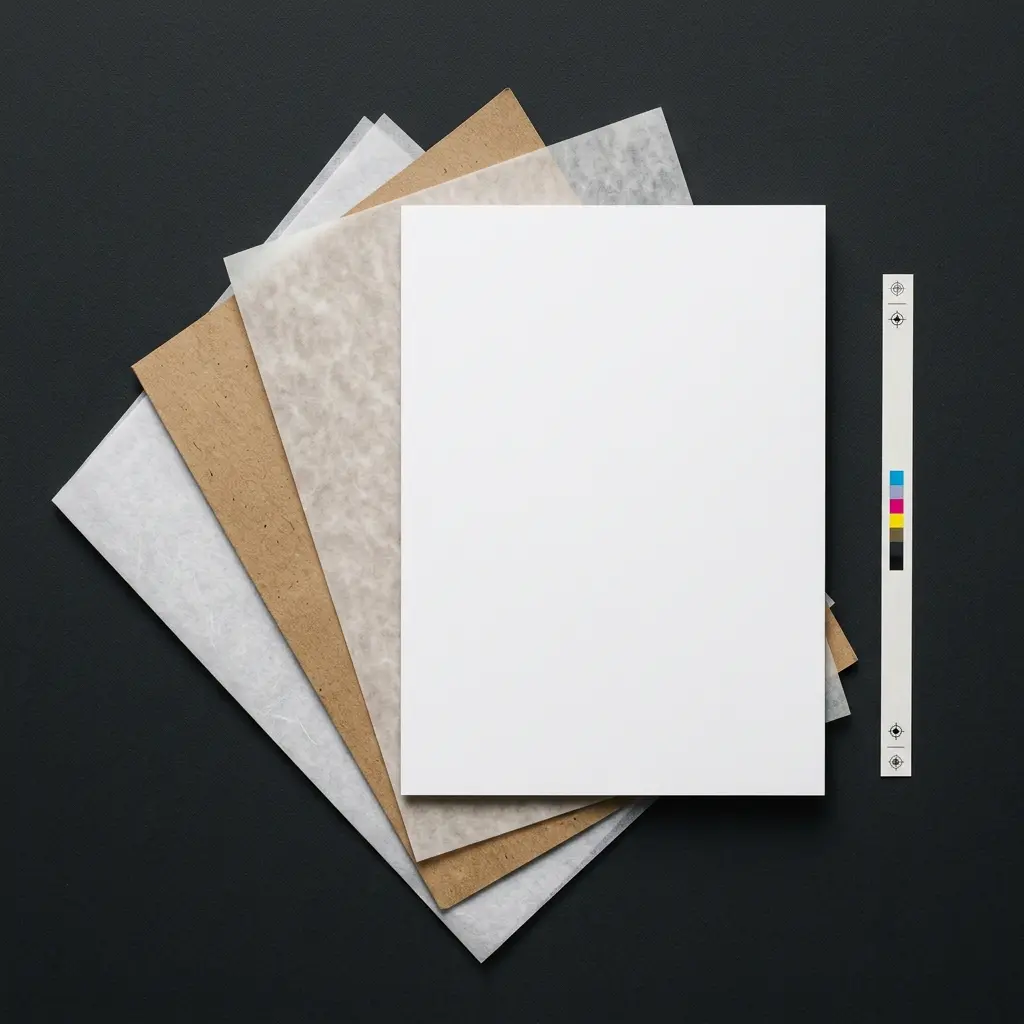 Custom Printed Papers Mockup