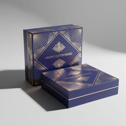 Luxury folding carton boxes with cold foil printing